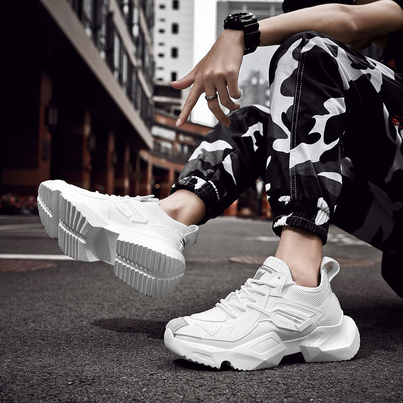 High quality breathable mesh upper men sneakers
