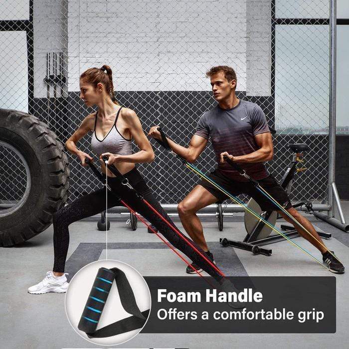 Home Gym Resistance Band Workout Kit 150 exercises Home Body Builder The N1 Top Home Gym