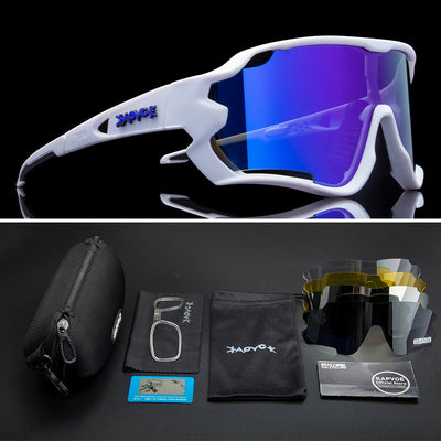 Unisex Polarized Photochromic Cycling Sunglasses