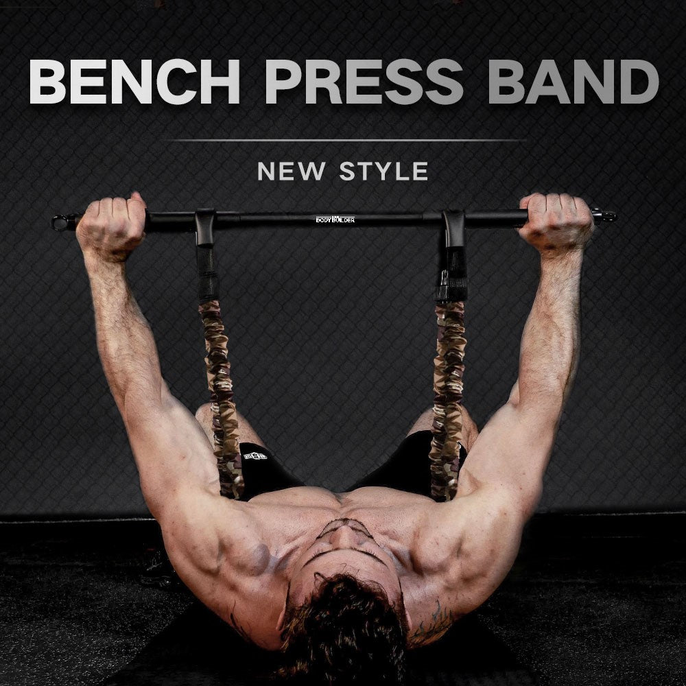 Bench Press Resistance Band (removable bar)